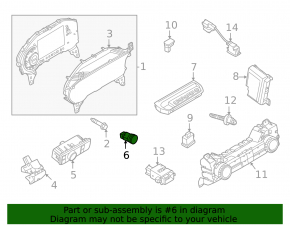 Кнопка start-stop Ford Bronco Sport 21-26 черная