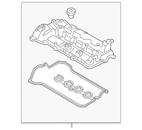 Крышка клапанная Mazda CX-5 18-23 2.5