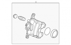 Суппорт в сборе передний правый Chevrolet Cruze 11-16 R15