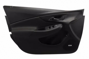 Обшивка двери карточка передняя левая Chevrolet Volt 16- черн кожа