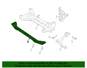 Распорка переднего подрамника Infiniti FX35 FX45 03-08