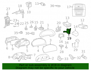 Компьютер двери задней правой Lexus RX300 98-03