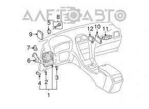 Computer assy, outer mirror control Lexus ES350 07-11