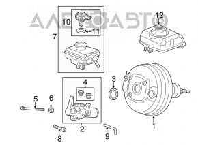 Вакуумный усилитель Audi A6 C7 12-18 2.0T, 3.0T