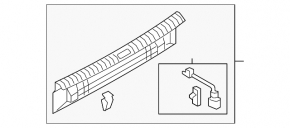 Capac portbagaj Audi Q3 8U 15-18, negru