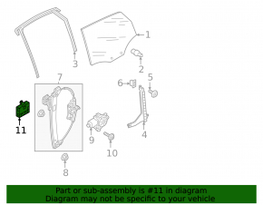 Компьютер двери задней левой Audi A4 B9 17-25