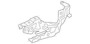 Петля капота правая Mercedes GLA 15-20