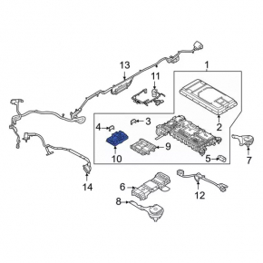 Блок предохранителей ВВБ Ford Escape MK4 20-26 hybrid