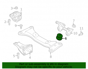 Подушка АКПП BMW F30 12-18 rwd