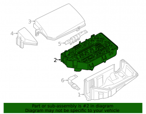 Блок предохранителей подкапотный Volvo XC40 19-26
