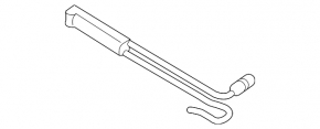 Ручка домкрата Audi A6 C8 19-24