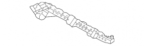 Suport bara spate, stânga exterior, Acura TLX 21-25