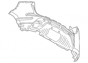 Бампер задний голый Land Rover Range Rover Evoque 20-23