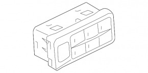 Блок кнопок передней панели Mazda CX-9 16-22 тип 4