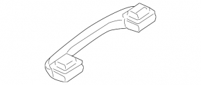 Ручка потолка передняя левая BMW 3 F30 12-13 черн, без заглушек