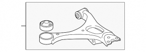 Braț de control inferior stânga față pentru Honda Civic 11-15