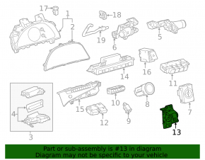 Кнопка parking Lexus ES250 ES300h ES350 19-26