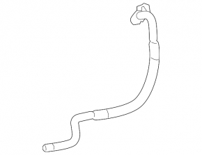Conductă de aer condiționat condensator-compresor Mercedes W164 ML 07-11 3.0d