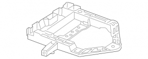 Крепление блоков багажника Mercedes C-class W205 15-19