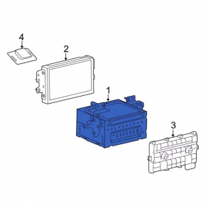 Interface Control Module Sync Ford Flex 11-15