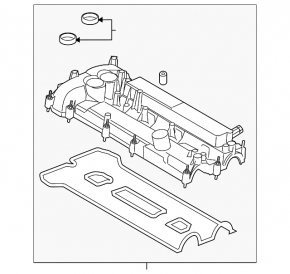 Крышка клапанная Lincoln MKC 15- 2.0Т