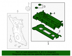 Крышка клапанная Lincoln MKC 15- 2.0Т