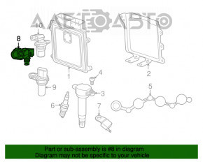 Map Sensor Jeep Compass 11-16 2.0 2.4 сломано крепление