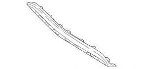 Губа переднего бампера Mercedes W213 E 300/350/400/450 17-20