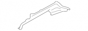 Уплотнитель капота Subaru Impreza WRX GH 08-14 на воздухоприемник