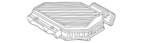 Воздухоприемник Hyundai Tucson 16-21 2.0 2.4 задняя часть
