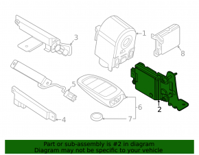 Блок управления Keyless Hyundai Sonata 20-23 с Digital Key