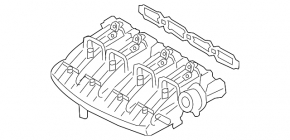 Коллектор впускной Audi A3 8V 15-20 2.0 DR, MOTOR