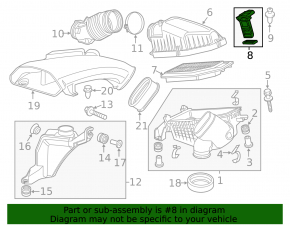 Расходомер воздуха Acura MDX 07-13