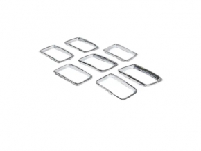 Grilele radiatorului pentru Jeep Grand Cherokee WK2 14-16, set de 7 bucăți, crom închis