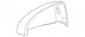 Крышка бокового зеркала правая Audi A3 8V 15-20 под BSM