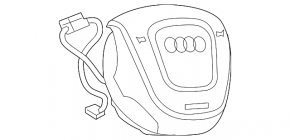 Airbag volan negru pentru Audi A3 8V 15-20 4D, partea șoferului