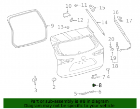 Husă pentru butoane Toyota Rav4 19-25, pentru genunchiera șoferului