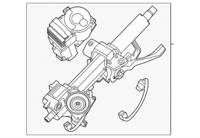 Рулевая колонка Kia K5 21-24 1.6T, под замок зажигания