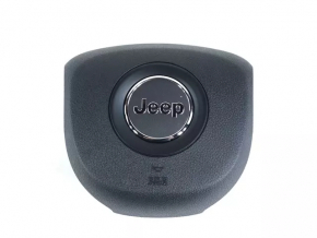 Подушка безопасности airbag в руль водительская Jeep Cherokee KL 14-18 дорест черн, царапина