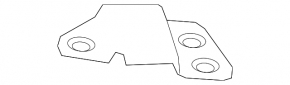 Кронштейн ABS верхний Porsche Cayenne 19-26