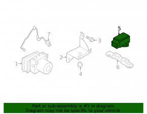Stability Yaw Speed Rate Sensor Hyundai Sonata 11-14