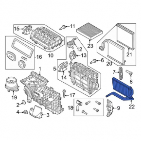 Radiator radiator Ford Mustang Mach-E 21-23