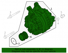 Генератор Ford Escape MK4 23-26 1.5T