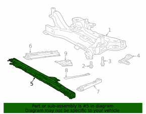 Передняя балка усиление Lexus Hs250h 10-12