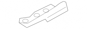 Петля капота левая Mitsubishi Galant 04-12