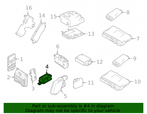 Radio Remote Controller Module BMW 5 G30 17-23