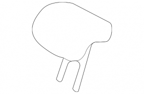Tetieră centrală spate pentru al treilea rând de scaune pentru Toyota Sienna 21-26, material textil gri, curățabil chimic