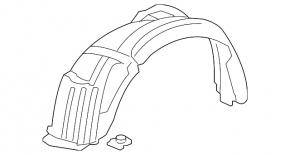 Bara de protecție față dreapta Acura MDX 07-13