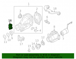 Кронштейн редуктора правый Mazda CX-7 06-12