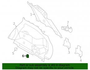 Кронштейн буксировочный Nissan Rogue 14-20
